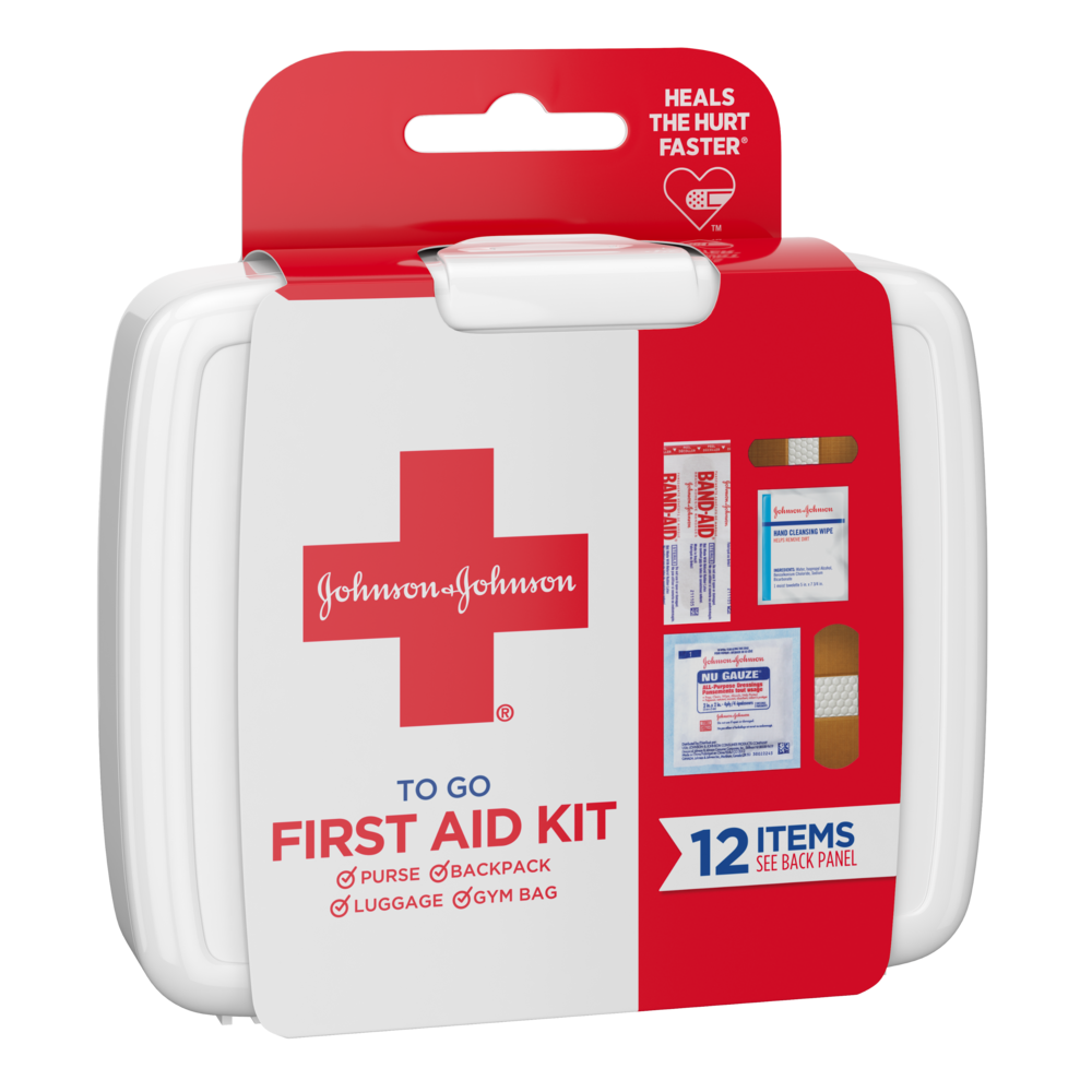 First Aid To Go Mini First Aid Kit Pieces Band Aid Brand