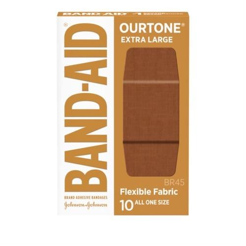 Flexible Fabric Adhesive Bandages Extra Large, 10 units