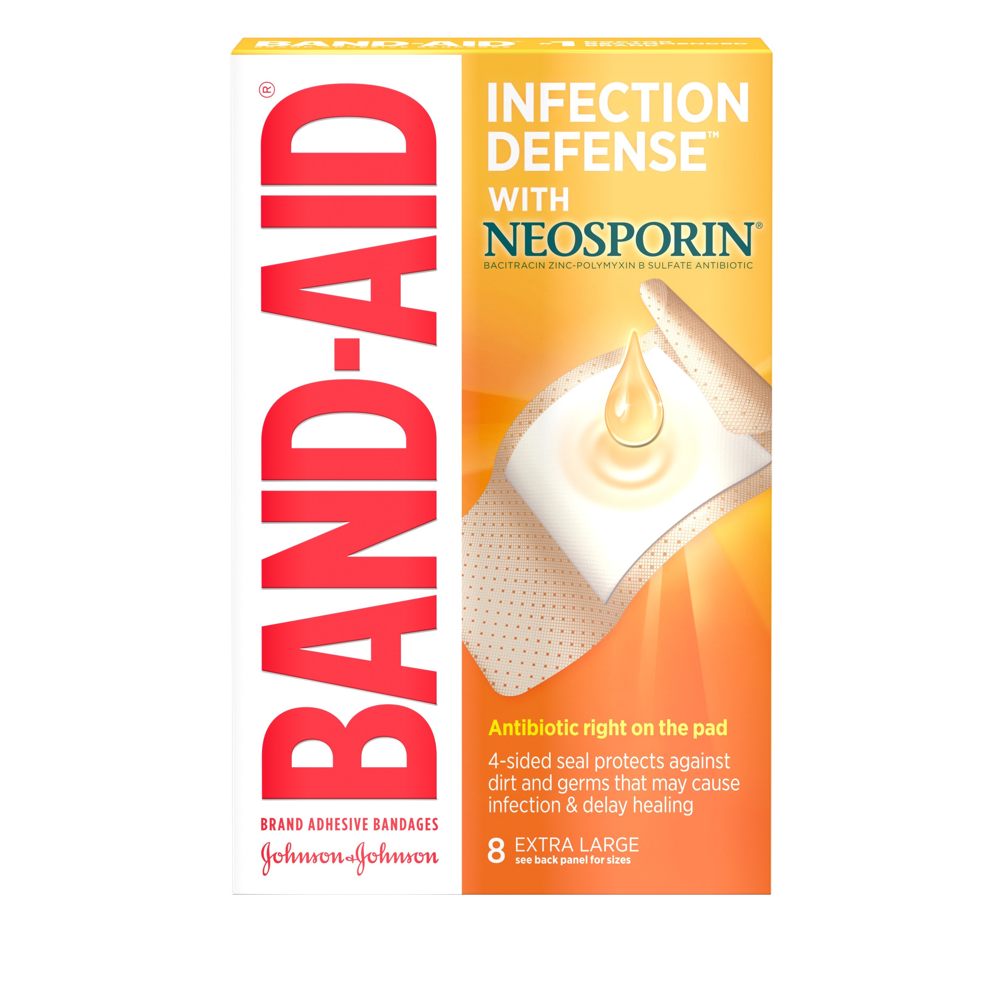 INFECTION DEFENSE™ Bandages with NEOSPORIN® | BAND-AID® Brand