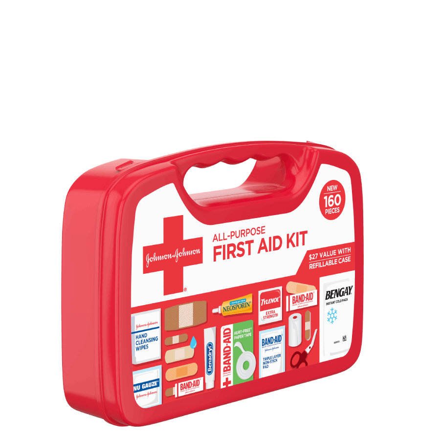 Johnson & Johnson Red Cross First Aid To Go! , 12 Pieces