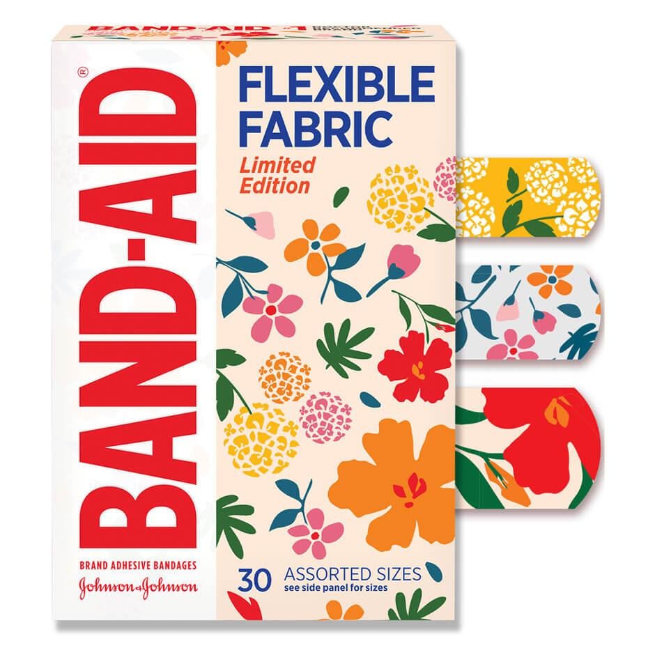 Band-Aid Brand Flexible Fabric Adhesive Bandages For Wound Care