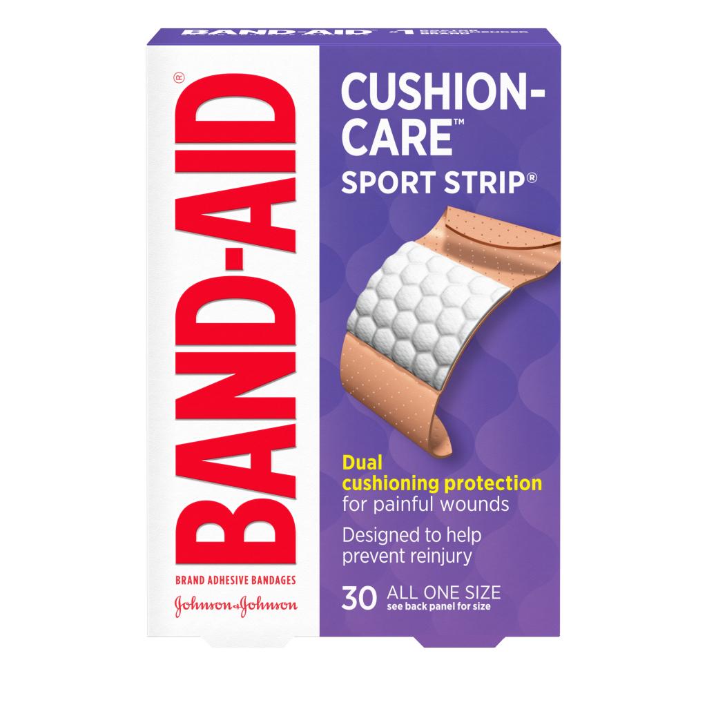 atleet Opwekking Kruiden CUSHION-CARE™ SPORT STRIP® Adhesive Bandages, 30 Ct | BAND-AID® Brand  Adhesive Bandages